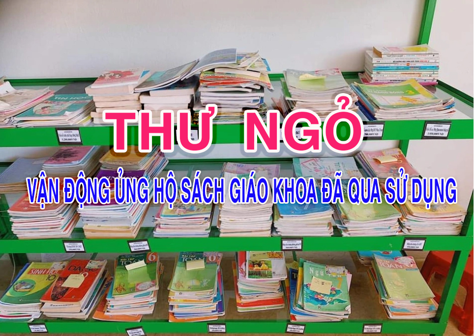 Thư ngỏ về việc vận động ủng hộ sách giáo khoa đã qua sử dụng